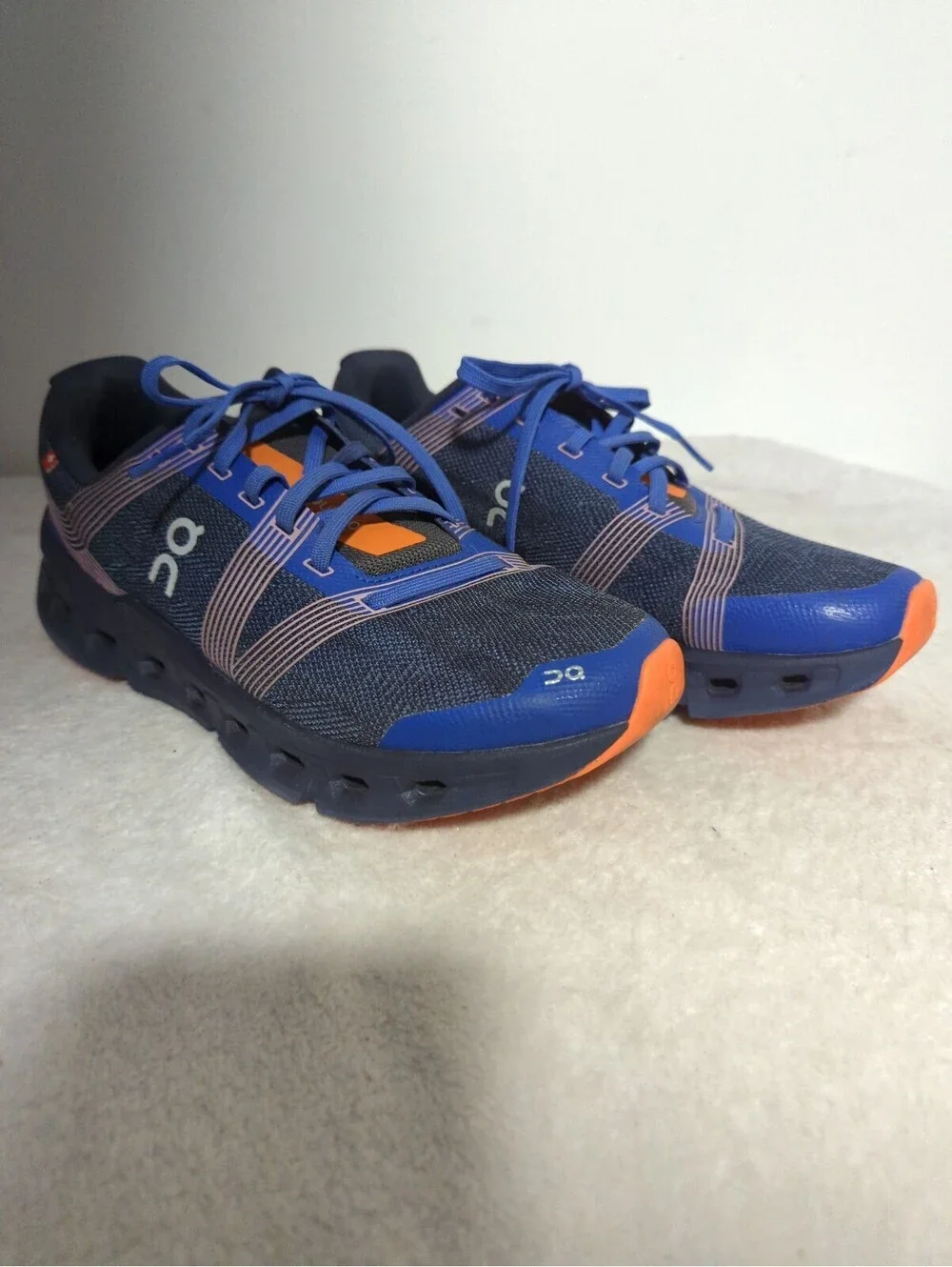 On Cloud Go Running Shoes Women's Size 8 - Blue and Orange Athletic Sneakers
